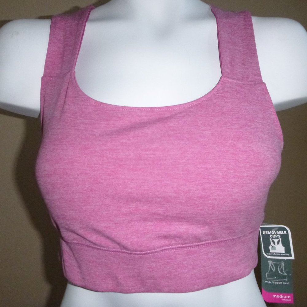 Womens MTA Sport Wide Strap Sports Exercise Activity Bra Size S M L XL 1X 2X 3X
